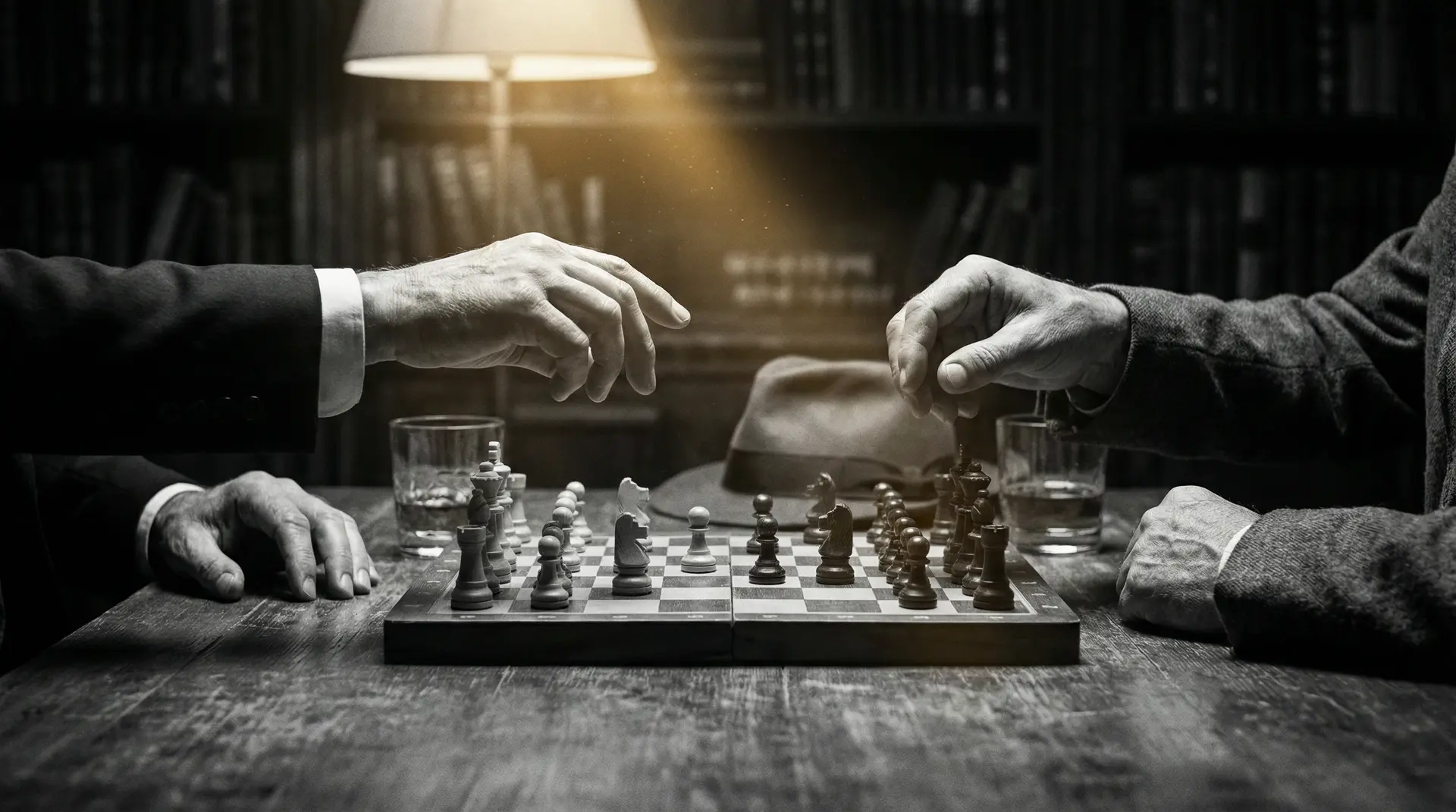 夜勤病栋第三部 艺术探索系列 - 非线性叙事，棋盘上的对弈象征命运的交错